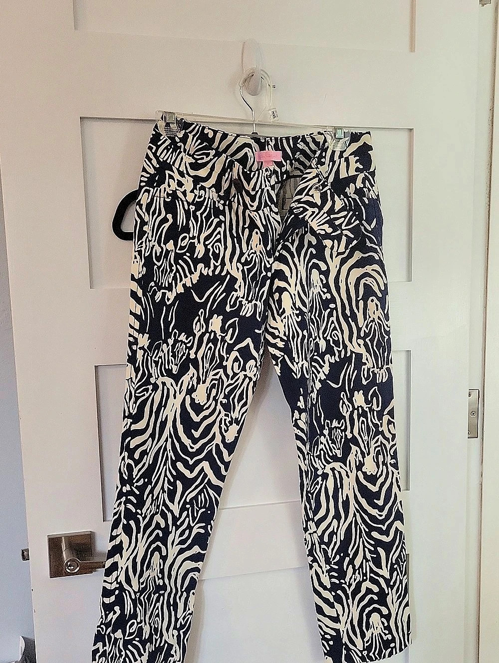 Lilly Pulitzer Abstract Print Straight Leg Pants